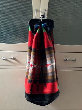 Vintage Pendleton Sling Pack, wool and leather.